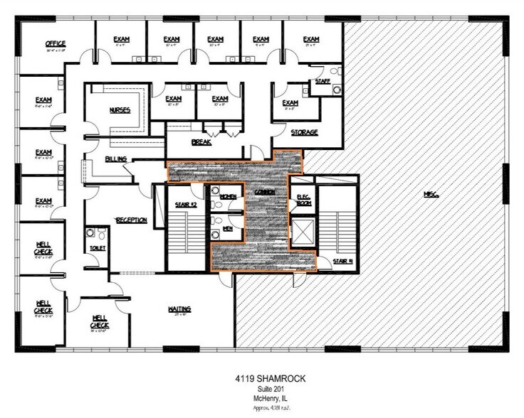 More Photos Of 4119 W Shamrock Ln, McHenry Medical For Lease