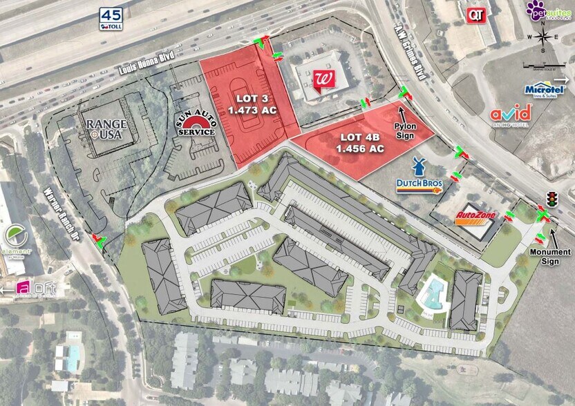 More Photos Of 791 Louis Henna Blvd, Round Rock Land For Sale