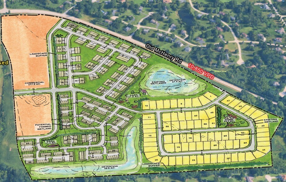 More Photos Of N Old McHenry & HWY 12, Hawthorn Woods Land For Sale
