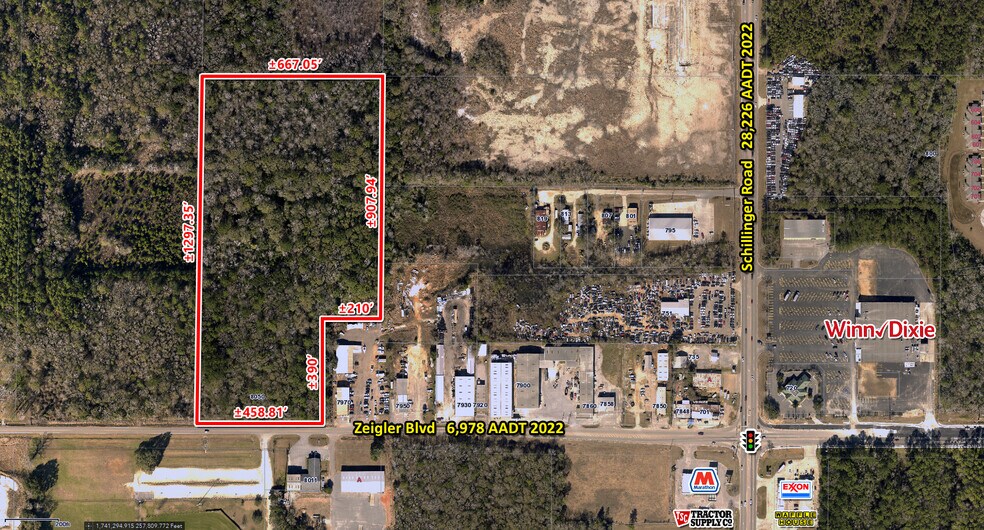 Primary Photo Of 8050 Zeigler Blvd, Mobile Land For Sale