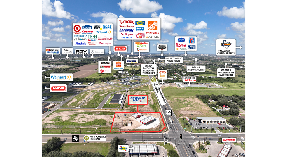 More Photos Of Farm to Market 495 & Alamo Road, Alamo Convenience Store For Sale
