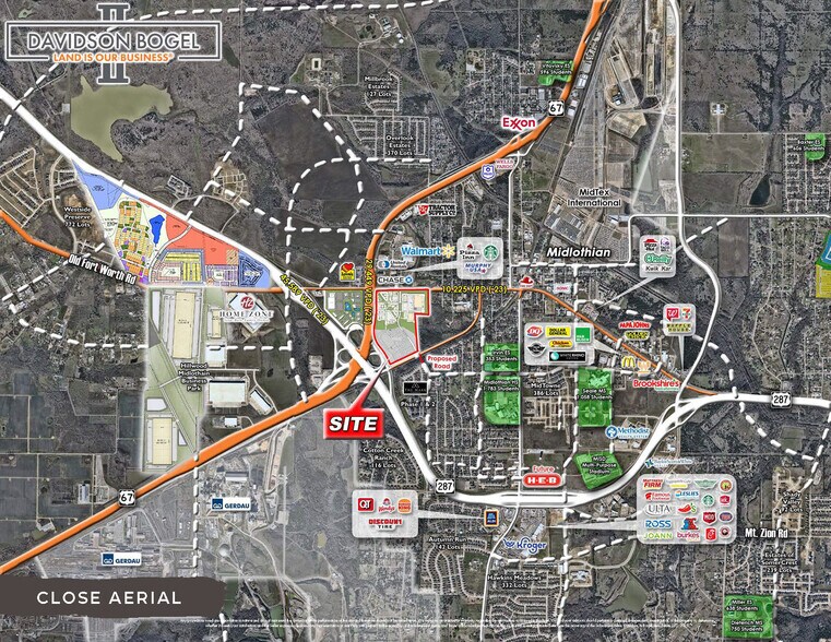 More Photos Of Main Street Towne Crossing - Midlothian, TX - SEC, Midlothian Unknown For Lease