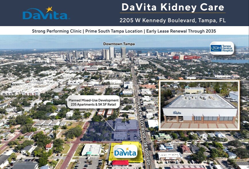 Primary Photo Of 2205 W Kennedy Blvd, Tampa Medical For Sale