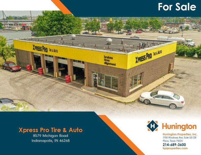 Primary Photo Of 8579 Michigan Rd, Indianapolis Auto Repair For Sale