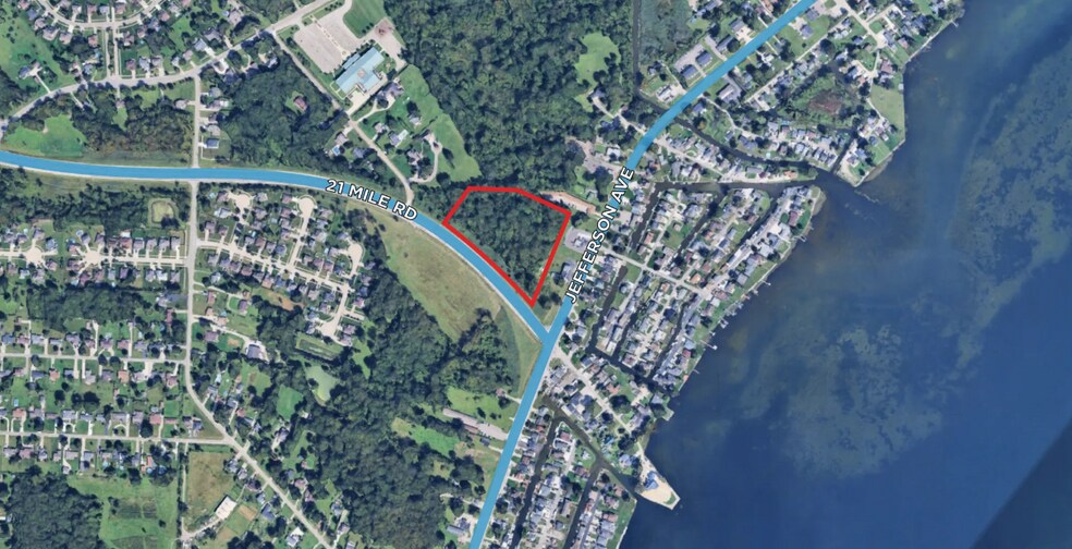 Primary Photo Of 21 Mile Rd & Jefferson, New Baltimore Land For Sale