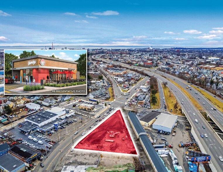 Primary Photo Of 500 North Ave, Bridgeport Fast Food For Sale