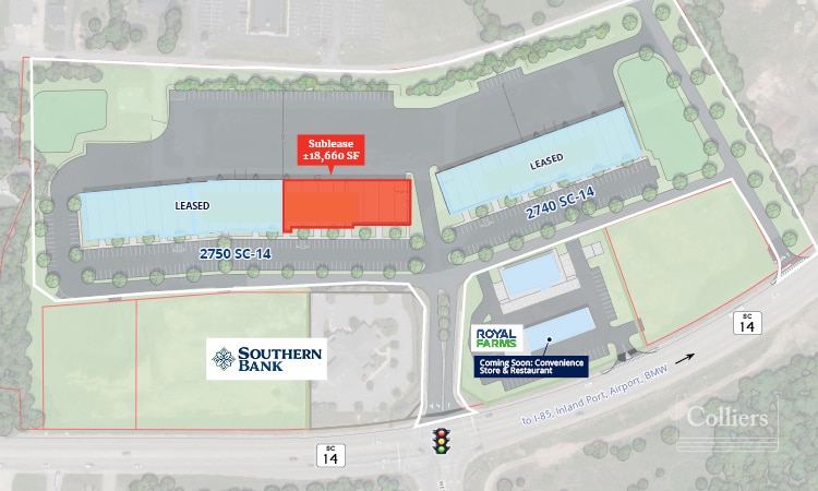 More Photos Of 2750 S Highway 14, Greer Manufacturing For Lease