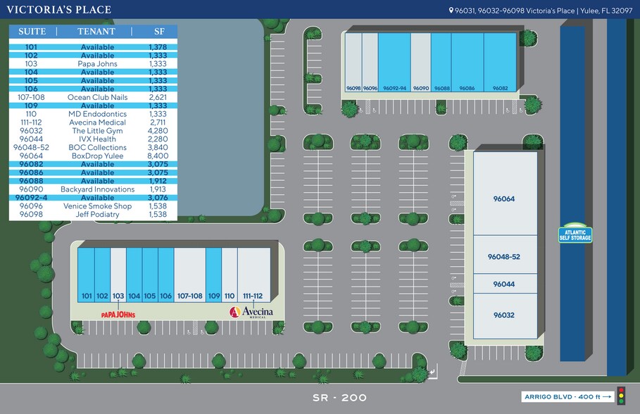 More Photos Of 96032-96098 Victorias Pl, Yulee General Retail For Lease