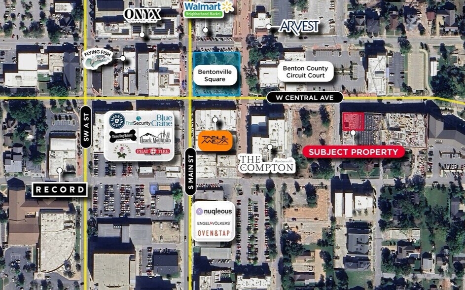 More Photos Of E Central Ave & SE B St, Bentonville General Retail For Lease