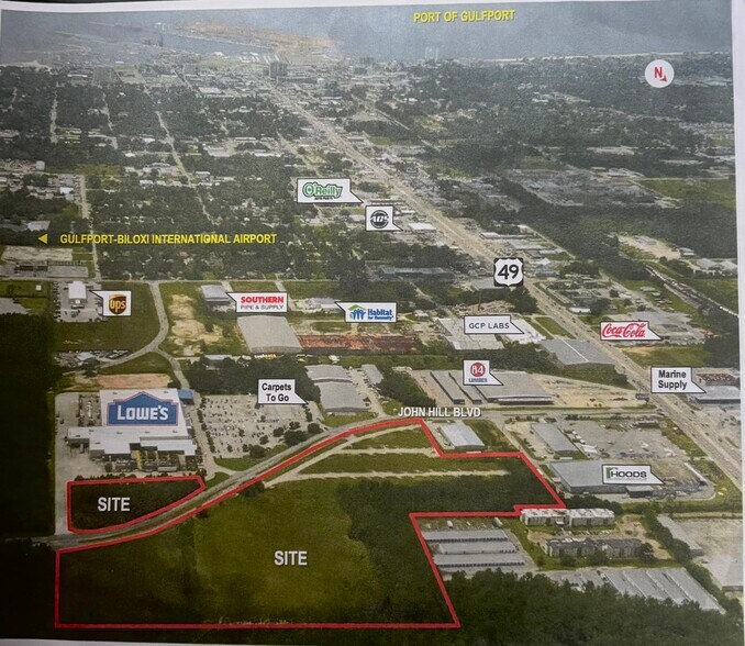 Primary Photo Of John Hill Blvd & US 49, Gulfport Land For Sale