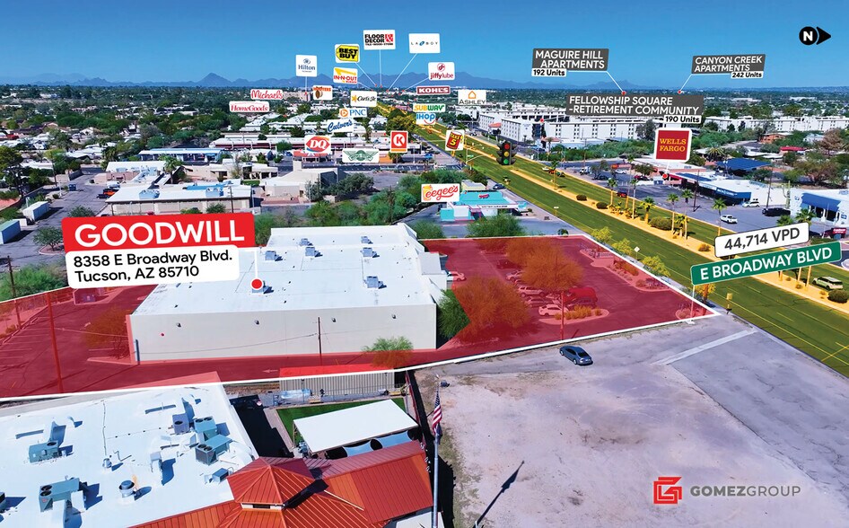 More Photos Of 8358 E Broadway Blvd, Tucson Freestanding For Sale