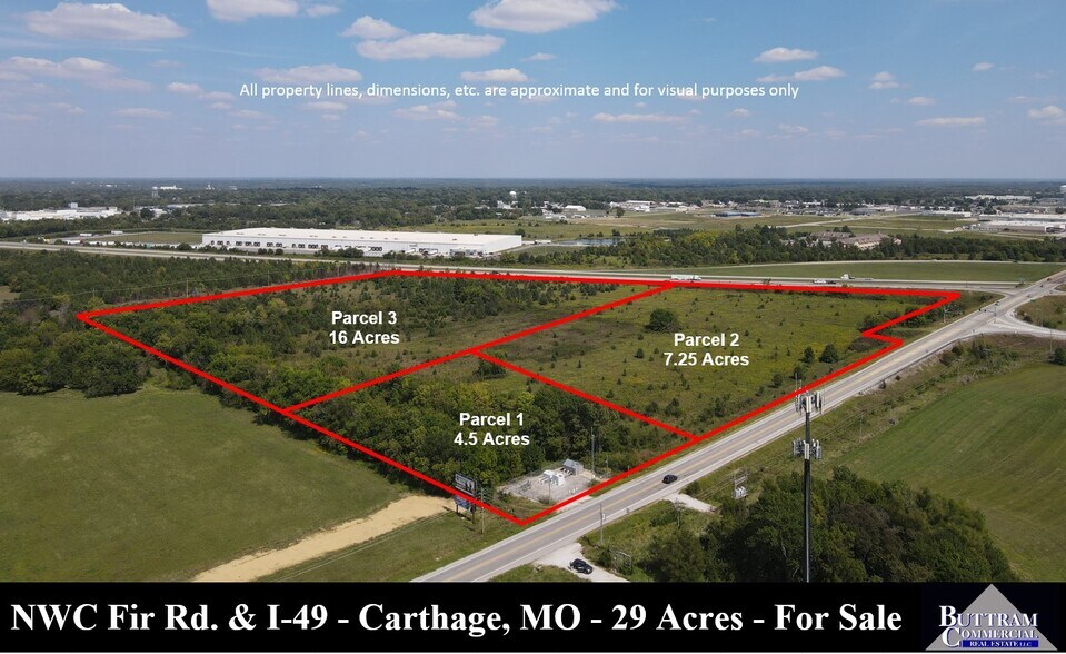 Primary Photo Of NWC Fir Rd. & I-49, Carthage Land For Sale