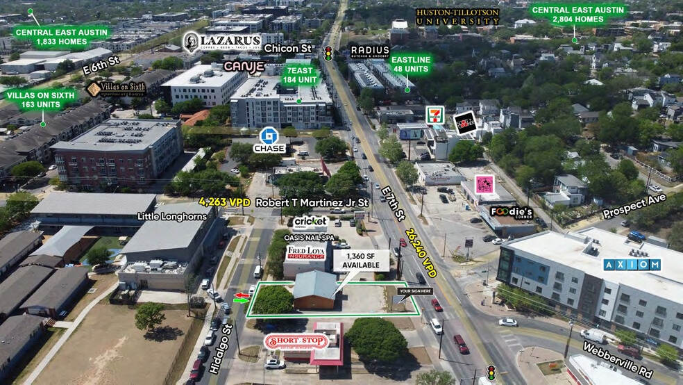 More Photos Of 2206 Hidalgo St, Austin Freestanding For Lease