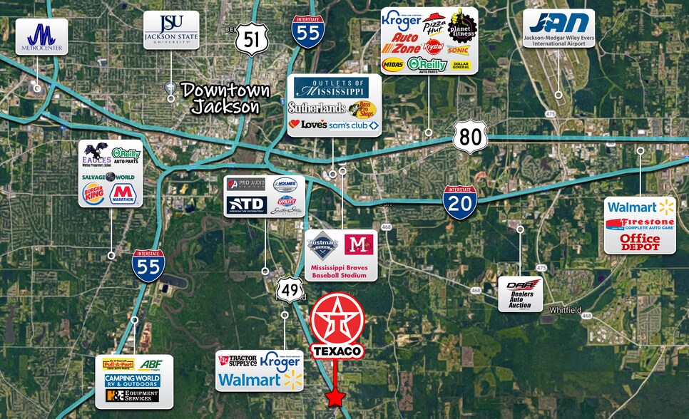 More Photos Of 1281 Highway 49 S, Richland Convenience Store For Sale