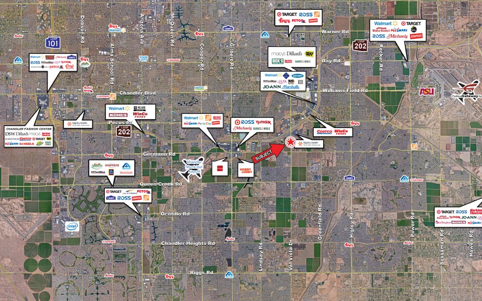 More Photos Of Melrose & Val Vista NWC dr, Gilbert Land For Sale