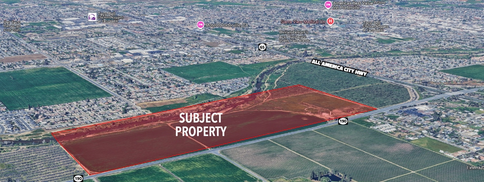 Primary Photo Of W Poplar & S Newcomb Street ave, Porterville Land For Sale