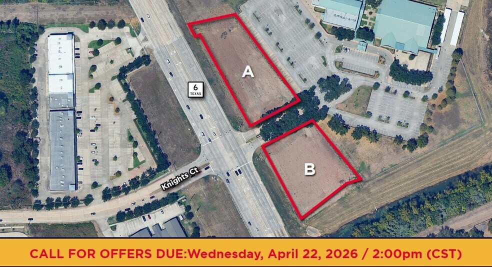 Primary Photo Of Pad Sites Hwy 6 & Knights Ct, Missouri City Land For Sale