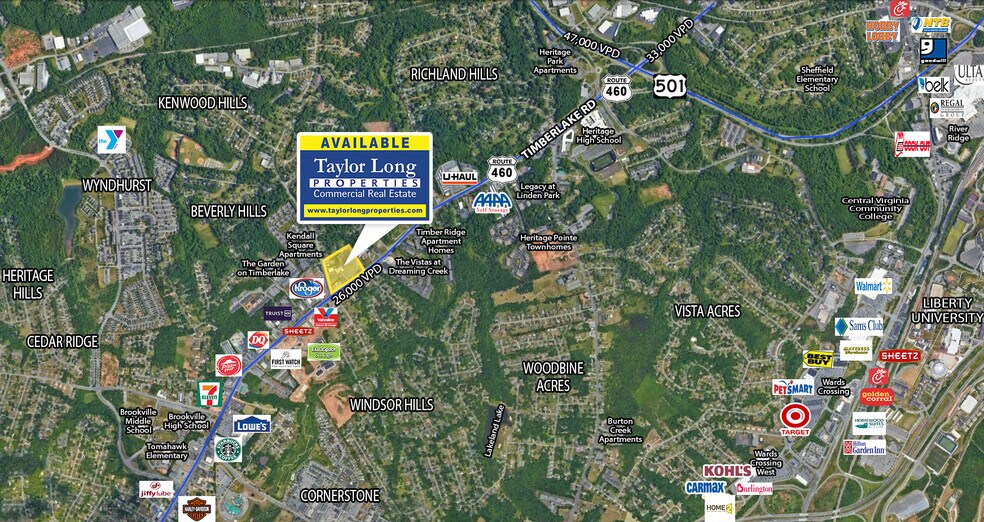 More Photos Of 0 Timberlake Rd, Lynchburg Land For Lease