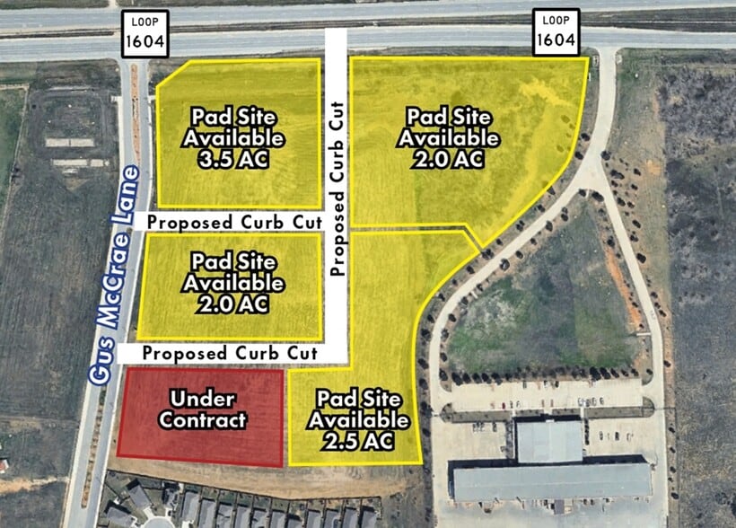 Primary Photo Of 3800 S Loop 1604 W, San Antonio Land For Sale