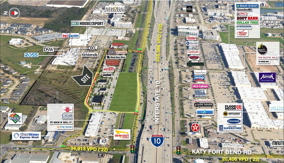 More Photos Of NEQ I-10 & KATY FORT BEND RD, Katy Unknown For Lease