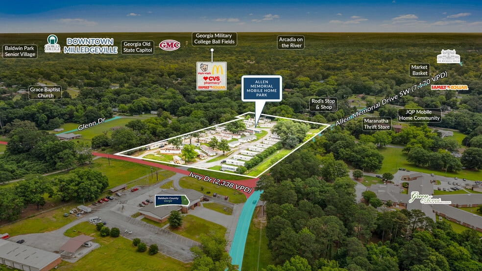 More Photos Of 105 Ivey Dr, Milledgeville Manufactured Housing Mobile Home Park For Sale