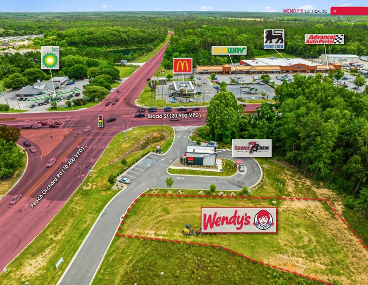 More Photos Of 1140 Peach Orchard Rd, Sumter Fast Food For Sale