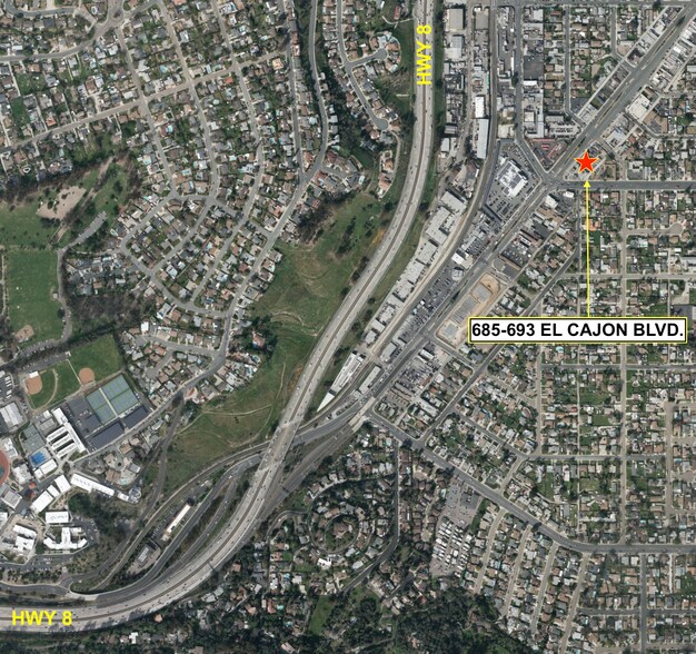 More Photos Of 685-693 El Cajon Blvd, El Cajon Storefront Retail Office For Lease