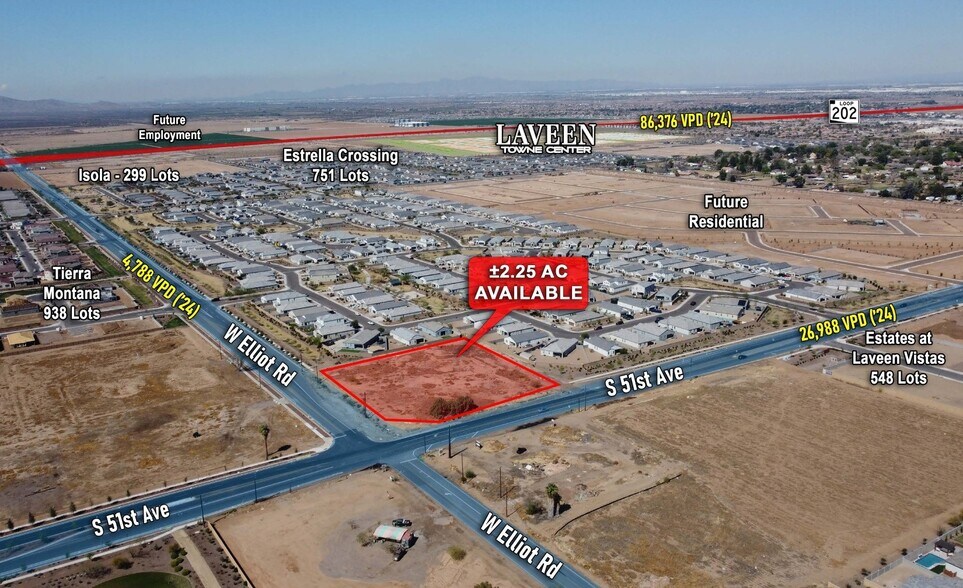 Primary Photo Of NWC of 51st Ave & Elliott Rd, Laveen Land For Lease