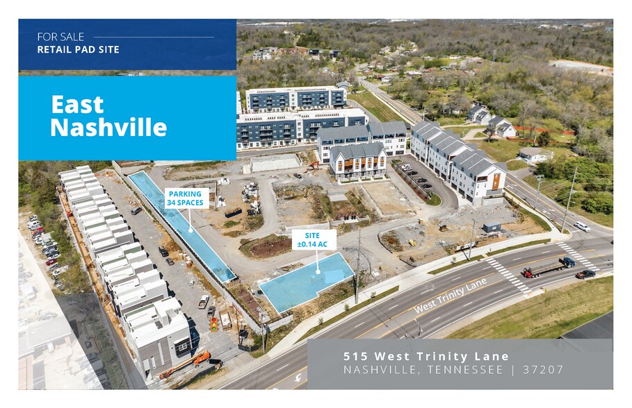 Primary Photo Of 515 W Trinity Ln, Nashville Land For Sale