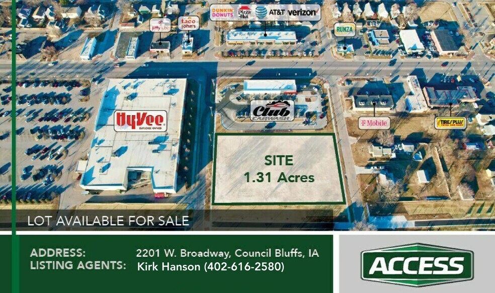 Primary Photo Of 2201 W Broadway Ave, Council Bluffs Land For Sale