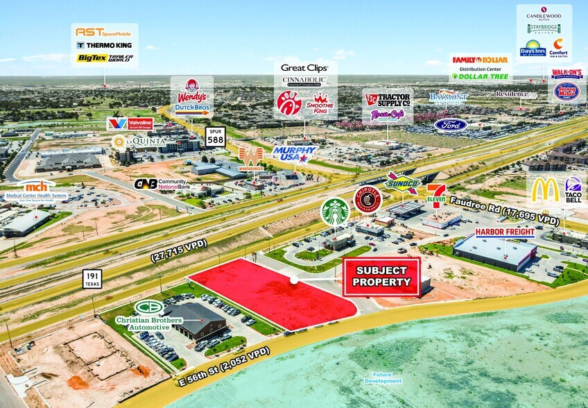 More Photos Of 8110 56th st, Odessa Land For Lease