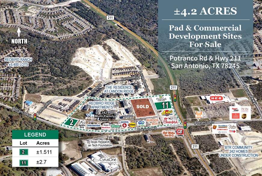Primary Photo Of Highway 211 & Potranco Rd, San Antonio Land For Sale
