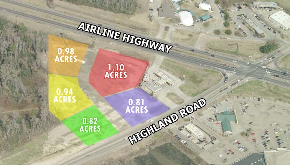 Primary Photo Of Highland Rd & Airline Hwy, Baton Rouge Land For Lease