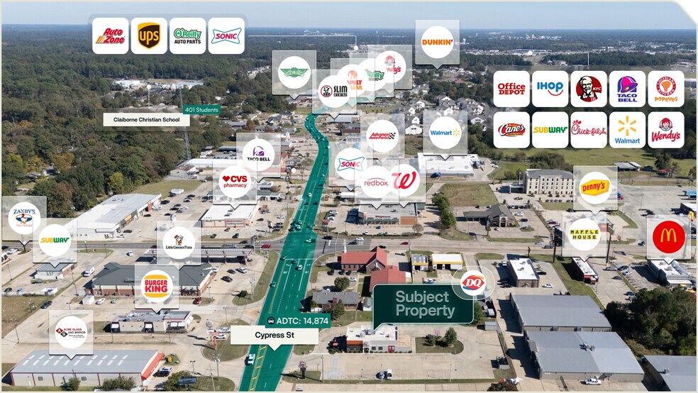 More Photos Of 5435 Cypress St, West Monroe Freestanding For Sale