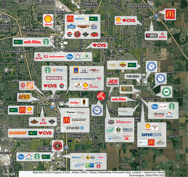 More Photos Of 6750 Shelbyville Rd, Indianapolis Land For Lease