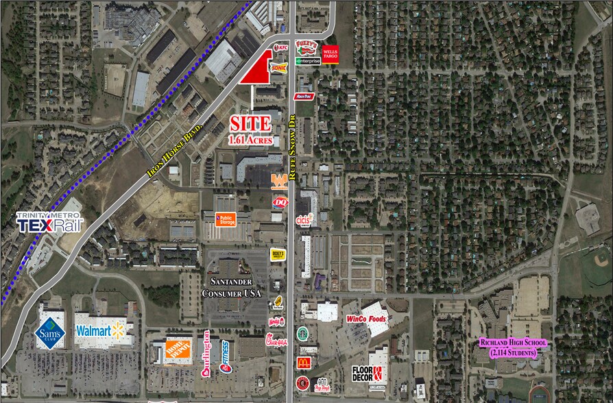 More Photos Of 6640 Iron Horse Blvd, North Richland Hills Land For Sale