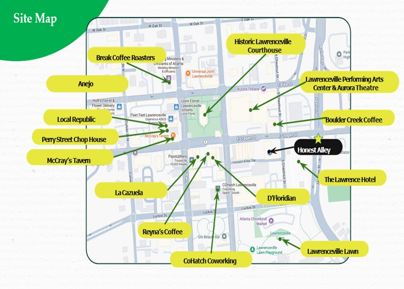 More Photos Of 140 E Crogan St, Lawrenceville General Retail For Sale