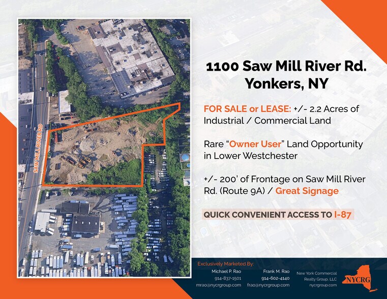 More Photos Of 1100 Saw Mill River Rd, Yonkers Land For Lease