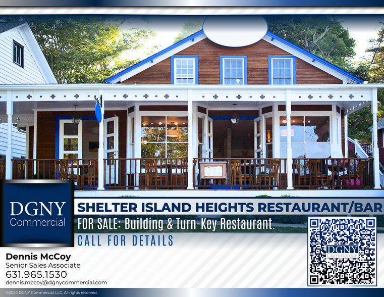 Primary Photo Of 15 Grand Ave, Shelter Island Heights Restaurant For Sale