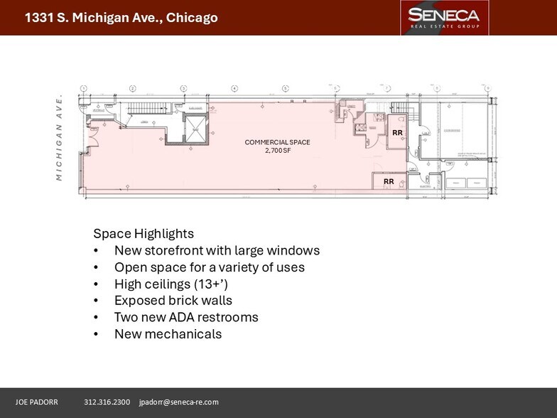 More Photos Of 1331 S Michigan Ave, Chicago Storefront Retail Office For Sale