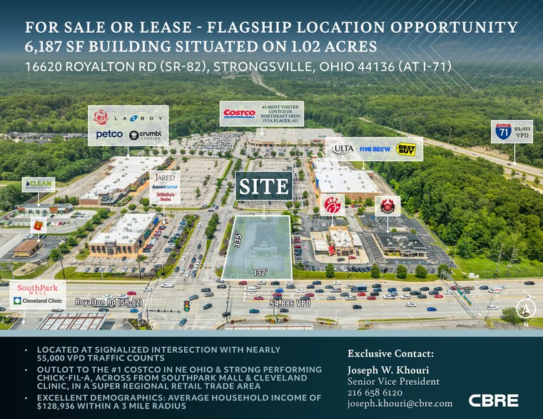 Primary Photo Of 16620 Royalton Rd, Strongsville Freestanding For Sale
