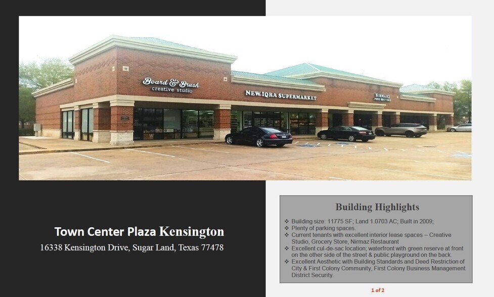 More Photos Of 16338 Kensington Blvd, Sugar Land Unknown For Lease