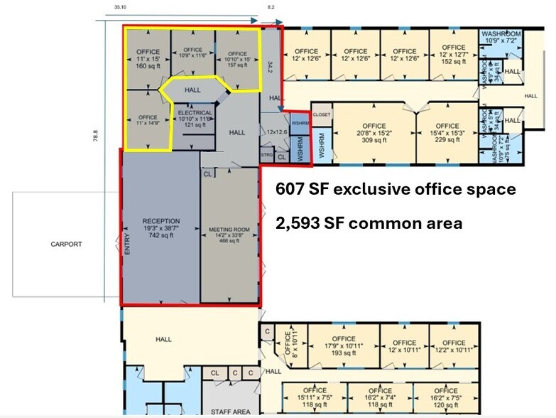 More Photos Of 8100 Opportunity Dr, Milton Office For Sale