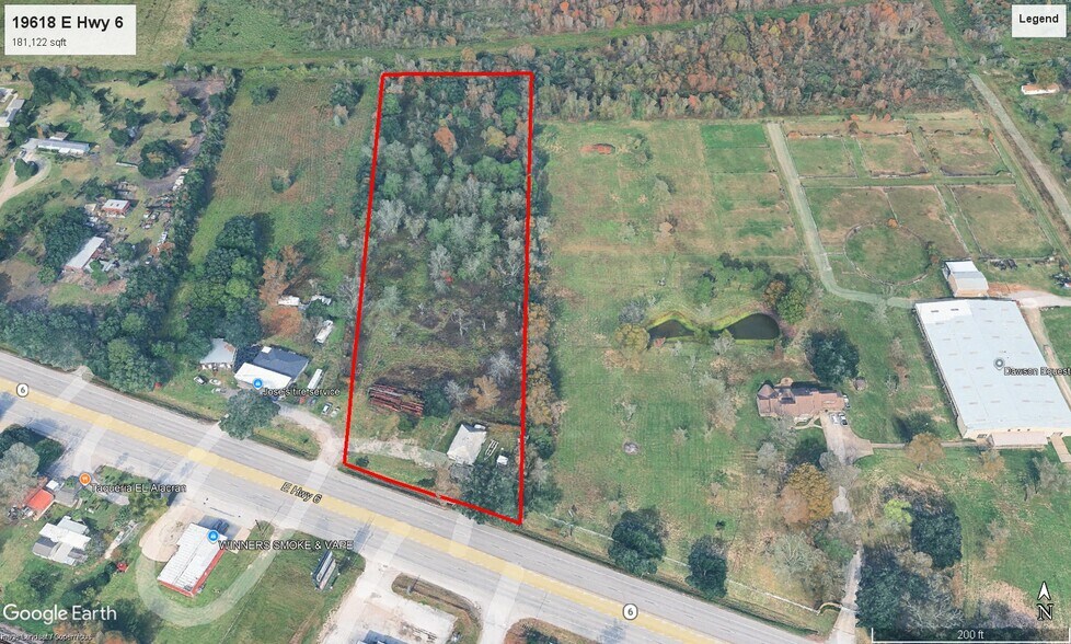 Primary Photo Of 19618 E Highway 6, Alvin Land For Sale