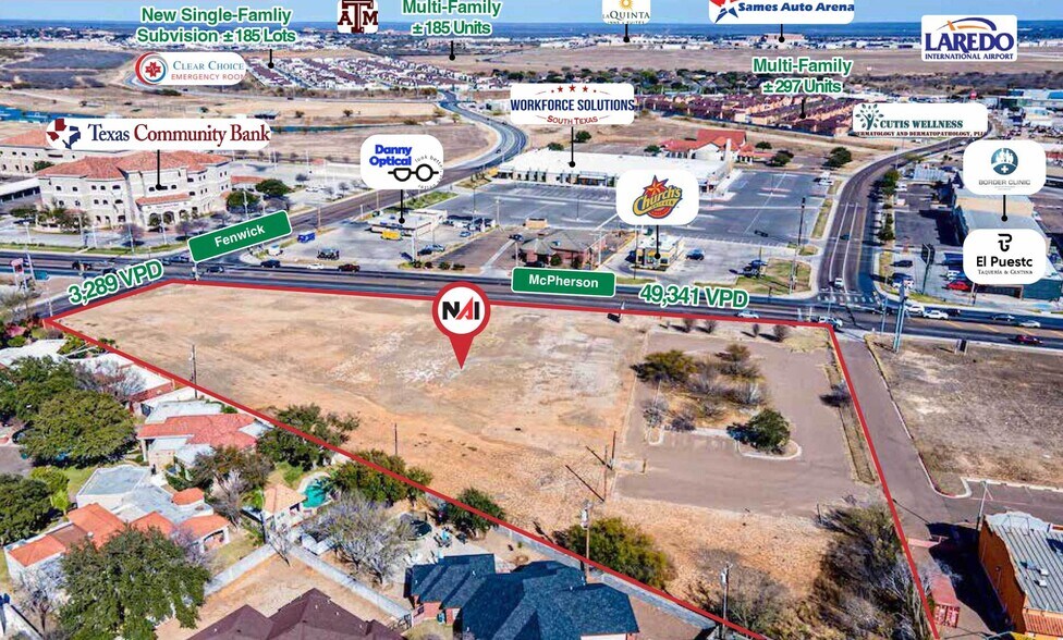 More Photos Of 6600-6602 McPherson Rd, Laredo Land For Sale
