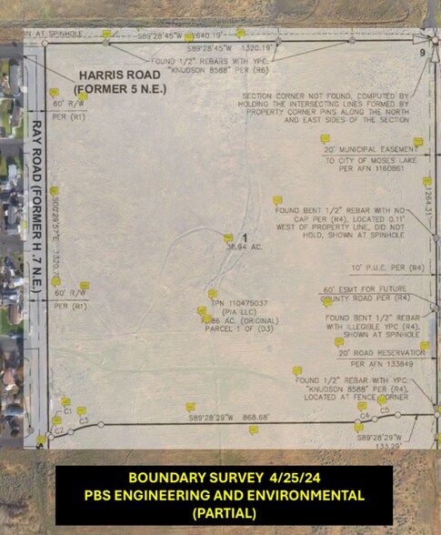 More Photos Of 0000 Harris Road NE & Ray Road NE, Moses Lake Land For Sale