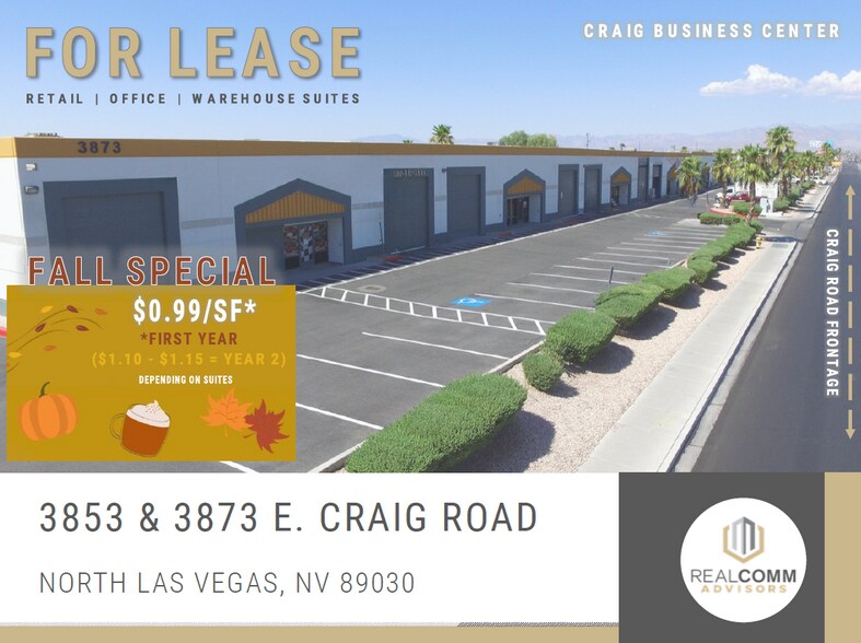 Primary Photo Of 3853 E Craig Rd, North Las Vegas Unknown For Lease