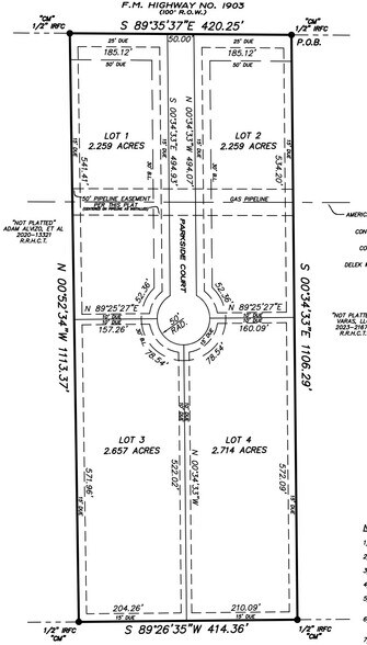 More Photos Of 1955 FM 1903 Lot 1, Caddo Mills Warehouse For Lease