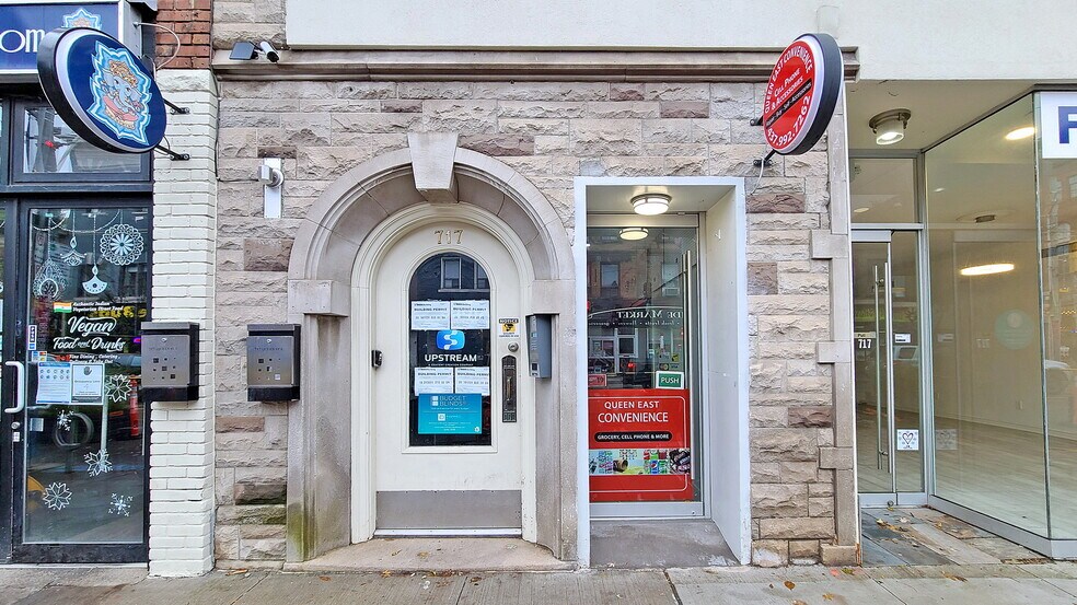 More Photos Of 715-717 Queen St E, Toronto Storefront Retail Office For Lease