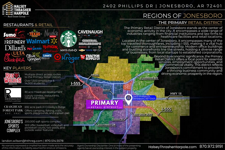 More Photos Of 2402 Phillips Dr, Jonesboro Freestanding For Lease